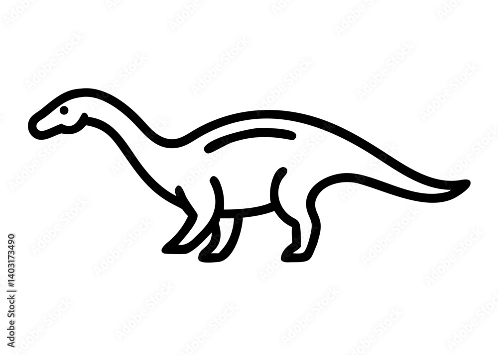 Obraz premium supersaurus . dinosaur icon