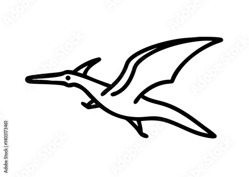 pteranodon. dinosaur icon