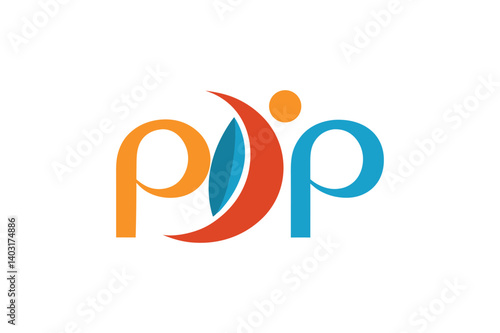Flat minimalist psychotherapy logo therapy logo 