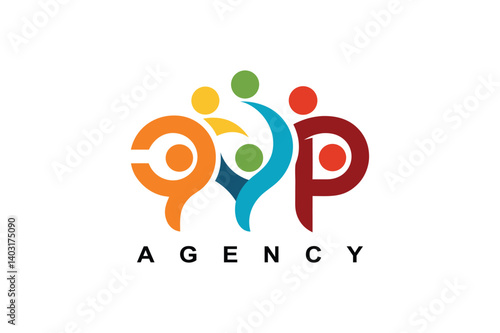 Flat minimalist psychotherapy logo therapy logo 