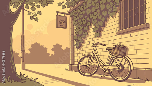bicycle in the street