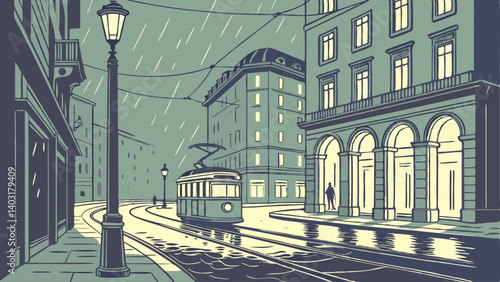 street in the city