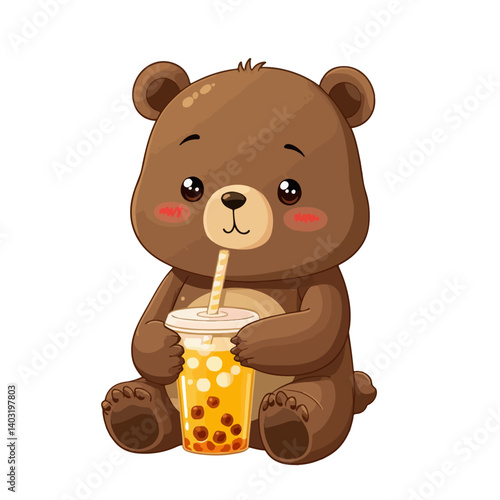 animal bear vector illustration,cartoon illustration