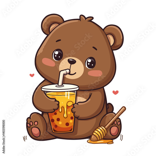 animal bear vector illustration,cartoon illustration