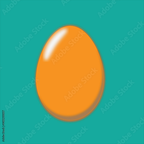 vector illustration of an easter egg