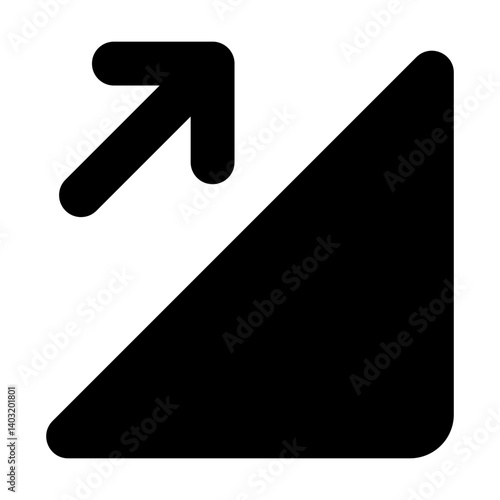 Ramp Up Filled Icon