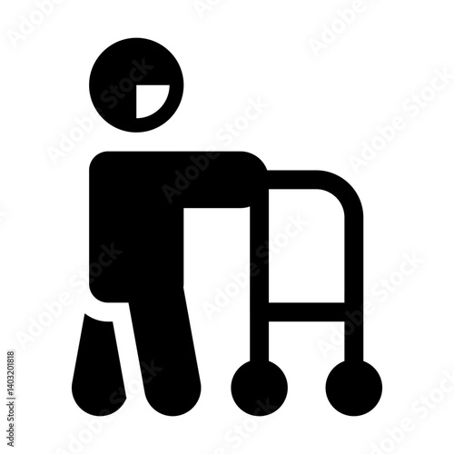 Walker Filled Icon