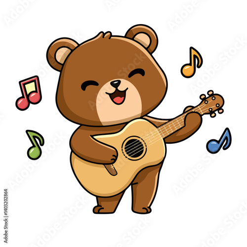 animal bear vector illustration, cartoon illustration