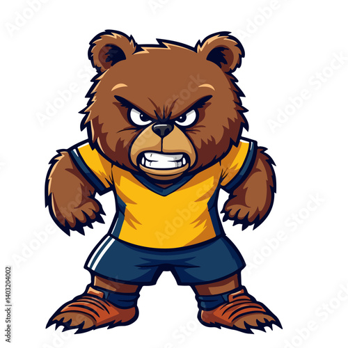 animal bear vector illustration, cartoon illustration