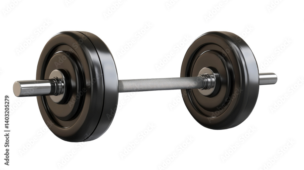 Naklejka premium dumbbell on white background