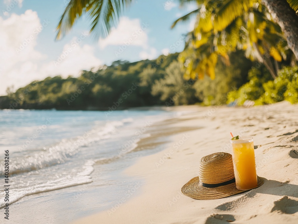 Secluded beach relaxation tropical paradise photography soft sand peaceful viewpoint travel inspiration