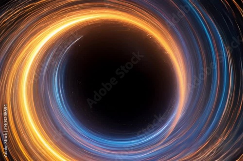 Dynamic swirling abstract art with vibrant colors and cosmic energy