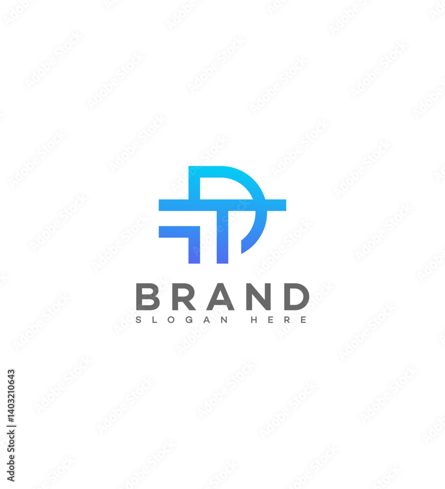 Abstract DT, TD Letter Logo Design Brand Identity Abstract DT, TD Letter Logo Design Brand Identity