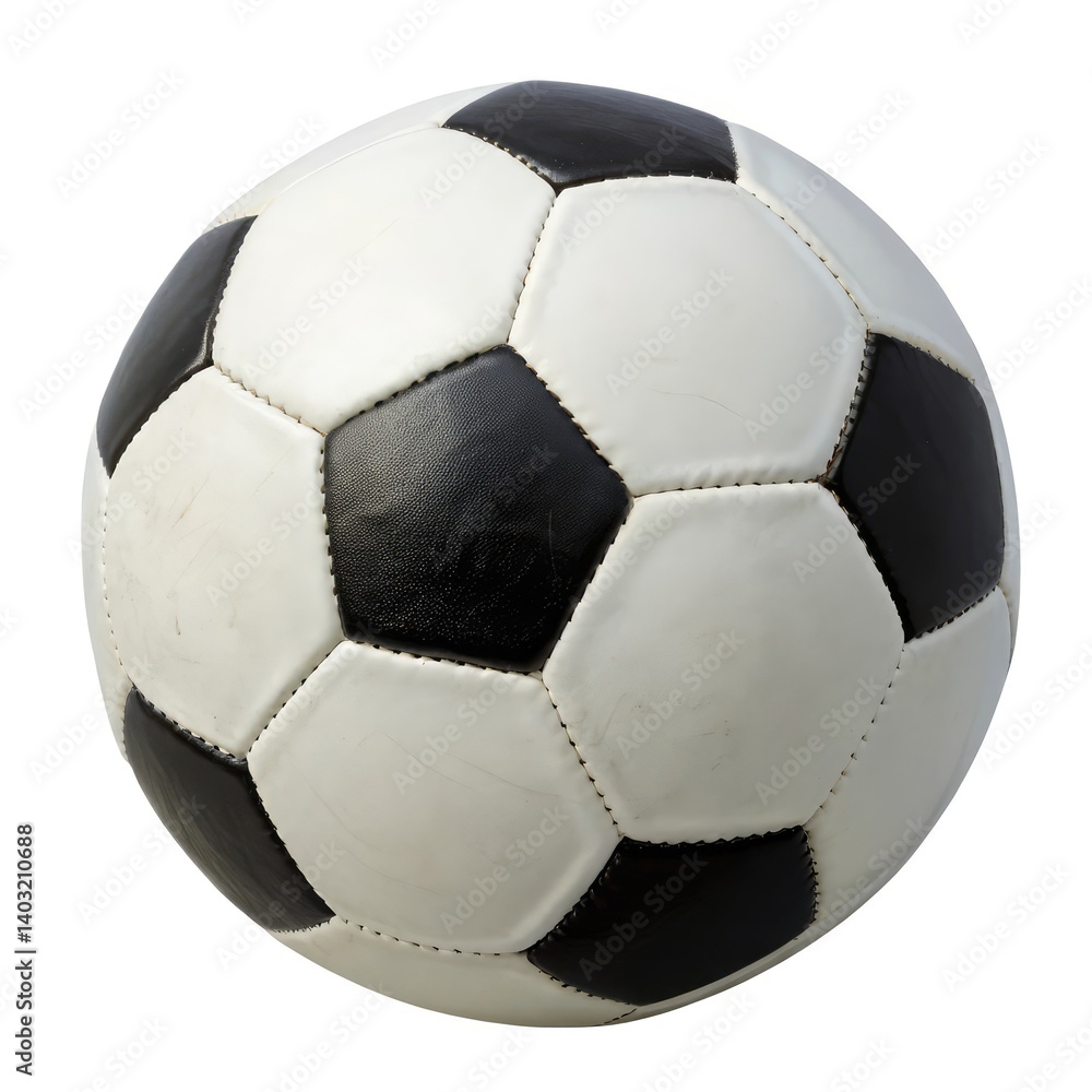Obraz premium soccer ball on white background