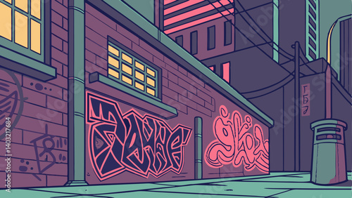 graffiti on the wall