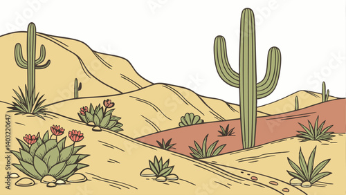 cactus in the desert