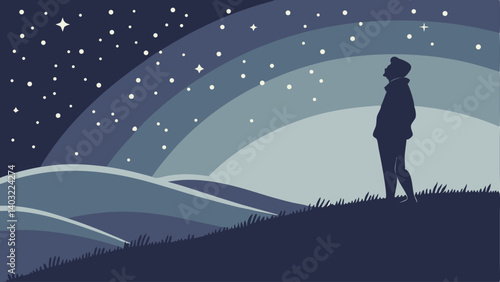 silhouette of a girl