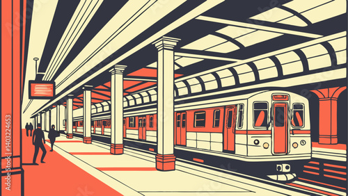 subway train station