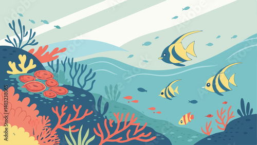 underwater world background