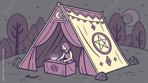 circus tent vector illustration