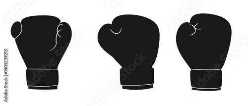Boxing gloves vector illustration for sport and fitness equipment concept