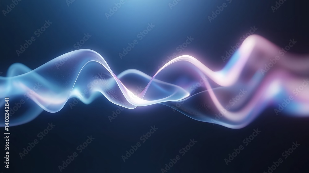 Abstract digital waves of glowing neon light flowing through a dark background, soft gradients and smooth motion, futuristic and immersive, 4K resolution. Abstract digital waves of glowing neon light flowing through a dark background, soft gradients and smooth motion, futuristic and immersive, 4K resolution.