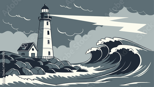 lighthouse on the beach
