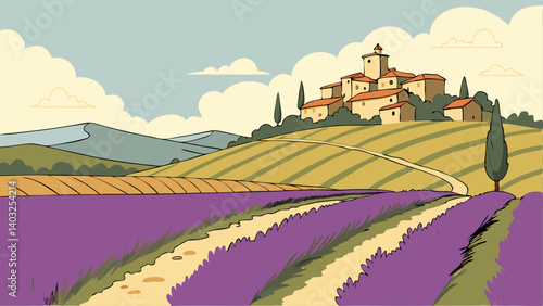 vineyard in tuscany