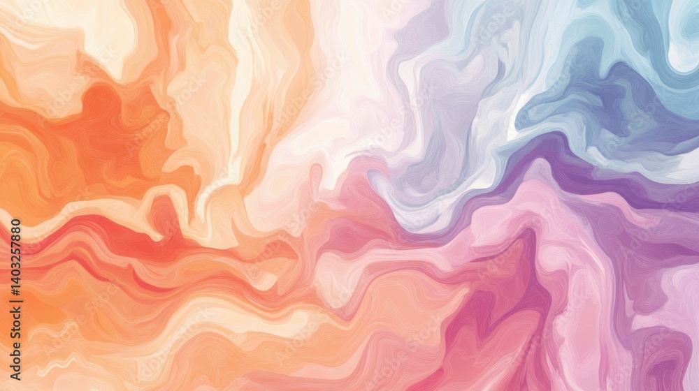 Modern abstract flat design top view contemporary animation colored pastel Modern abstract flat design top view contemporary animation colored pastel