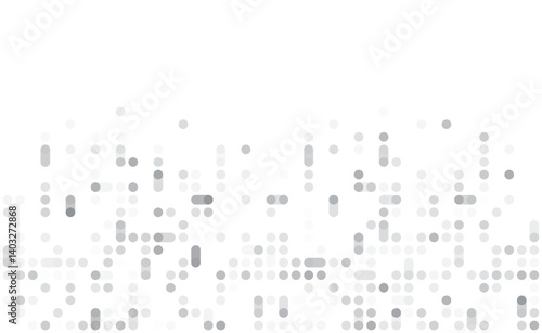 Gray dot pixel modern edge background