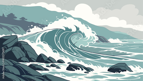 waves and sea