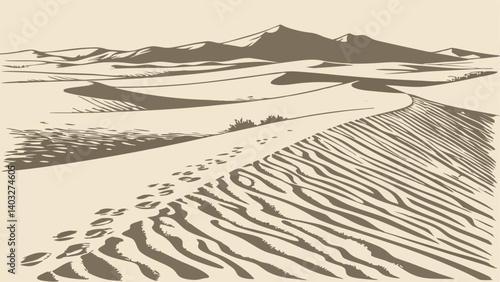 landscape with mountains