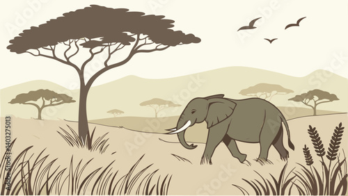 elephants in the wild