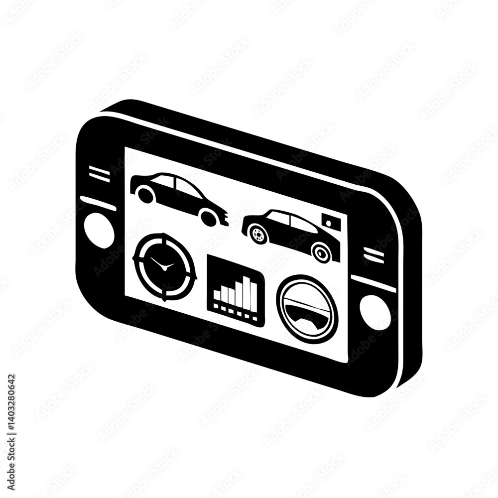 Fototapeta premium microphone icon, microphone silhouette vector illustration-simple silhouette illustration of microphone, perfect for microphone logos and icons