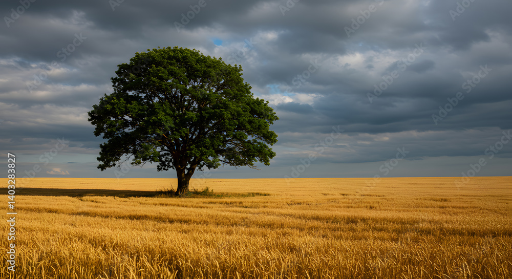 Lone tree in wheat field landscape scenic nature photography rural countryside dramatic sky golden hour season Lone tree in wheat field landscape scenic nature photography rural countryside dramatic sky golden hour season