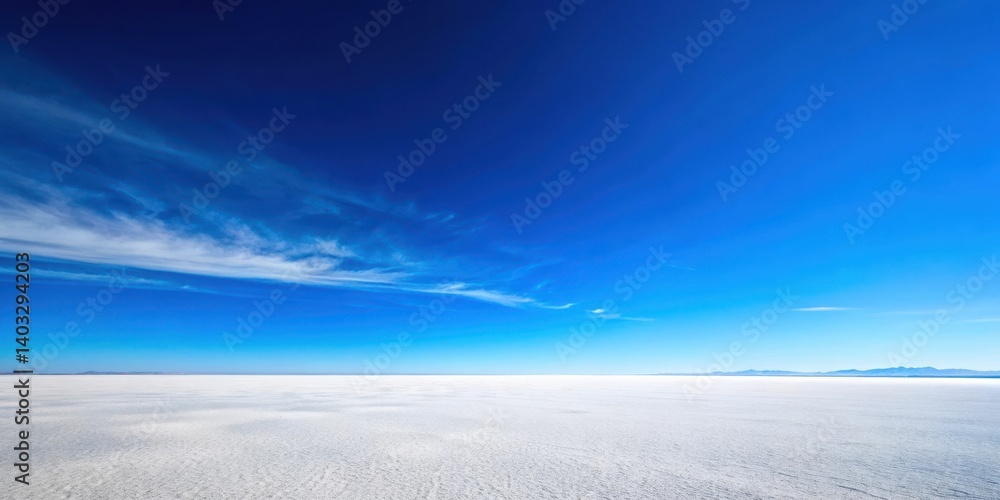 Fototapeta premium A vast expanse of clear blue sky with not a cloud in sight , heavens, no clouds, heavens