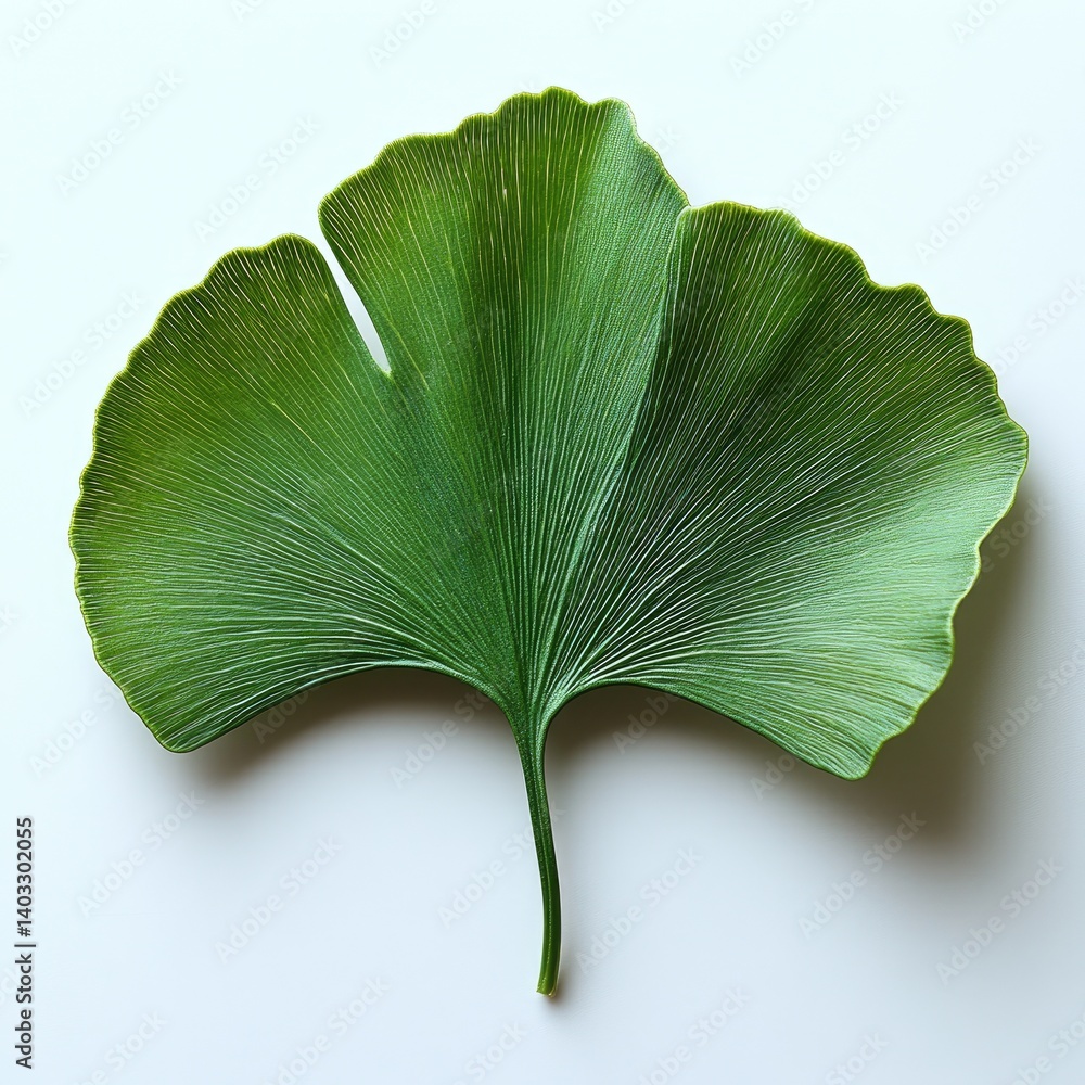 Fototapeta premium Ginkgo biloba leaf
