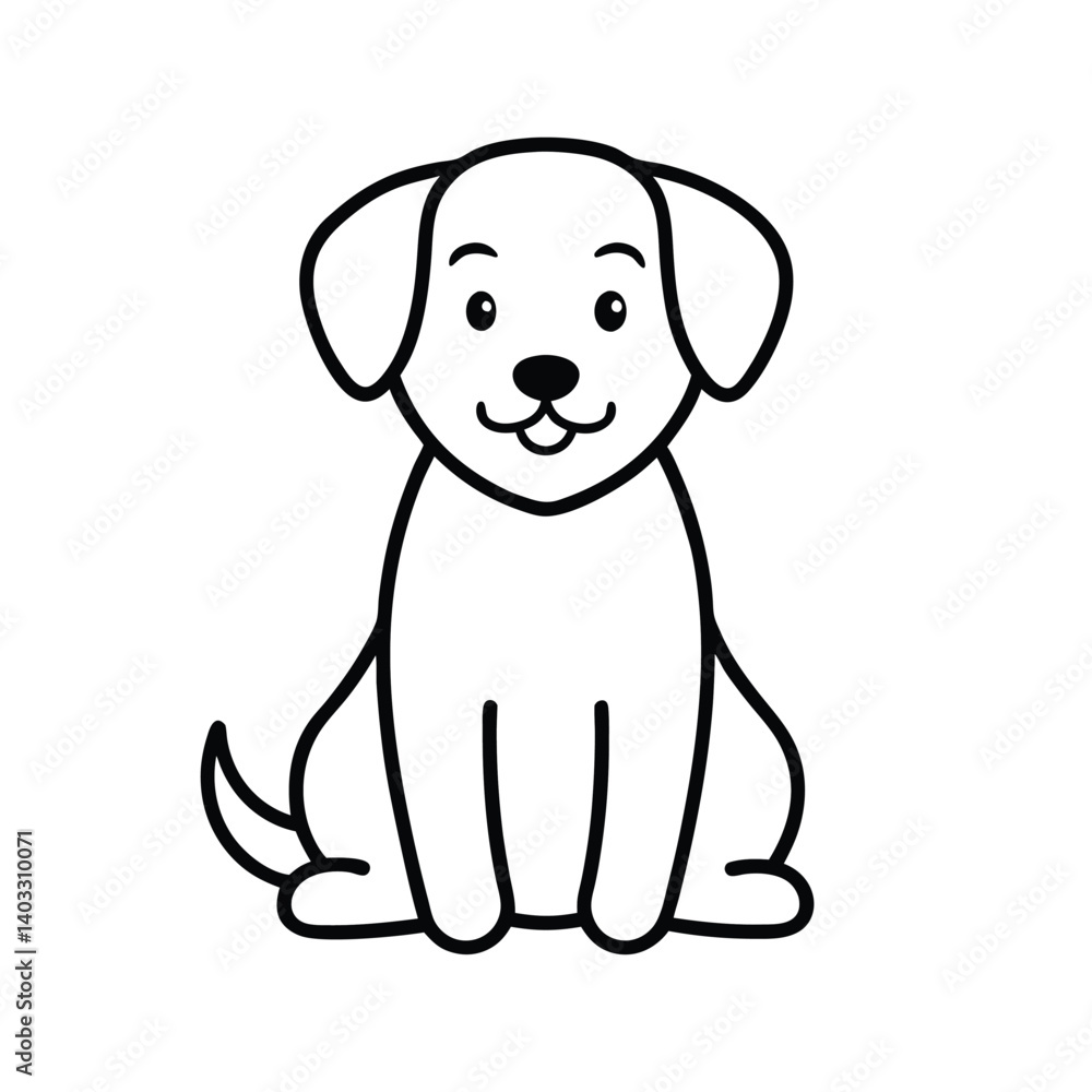 Fototapeta premium dog with bone