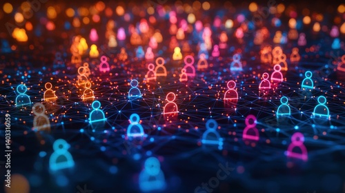 Global Network Connection: A Visual Representation of Interconnectedness in the Digital Age