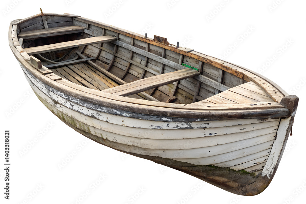 old wooden boat on a isolated on transparent background old wooden boat on a isolated on transparent background