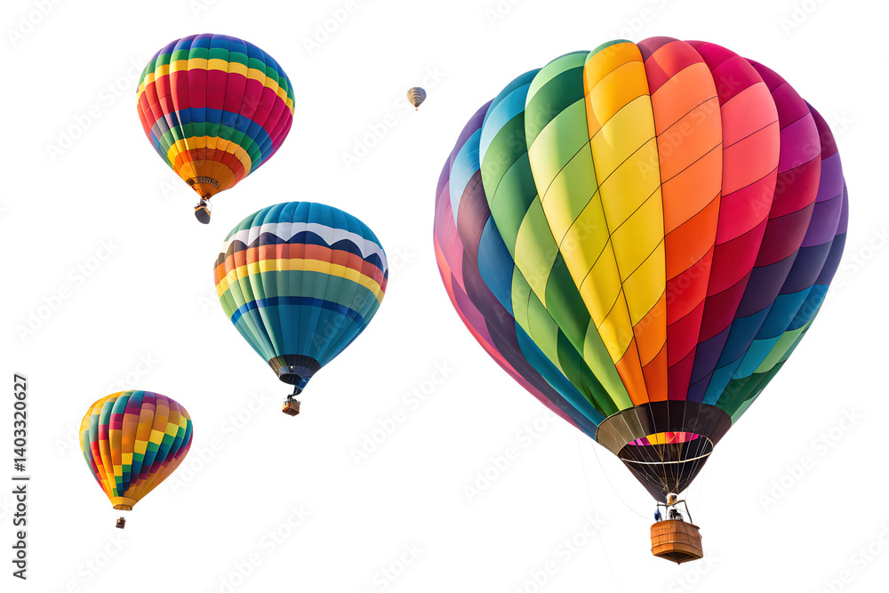 Fototapeta premium balloons isolated on white