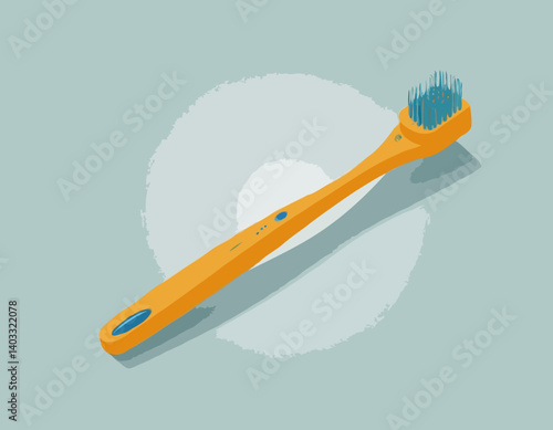 Brosse à dents électrique, concept dentaire et buccodentaire