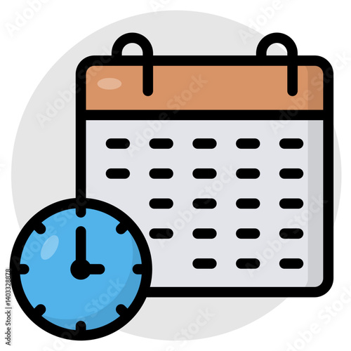 Perfect design icon of timetable 