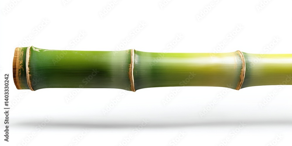 Fototapeta premium Beautiful 3D Bamboo Stalk with Gradual Color Transition