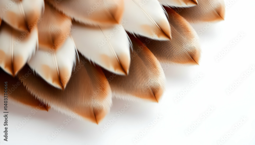 Close Up Of Detailed Bird Feathers Close Up Of Detailed Bird Feathers
