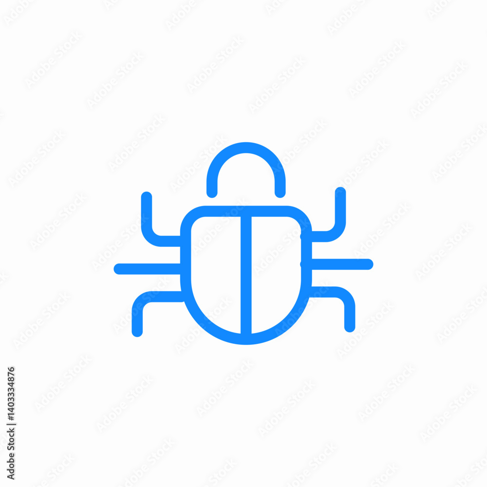 bug lag icon sign vector bug lag icon sign vector