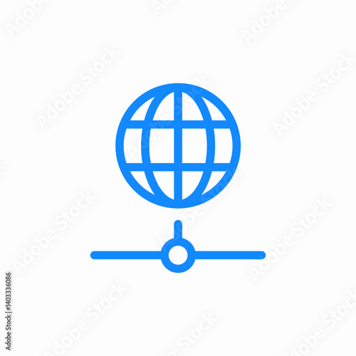 internet connect icon sign vector