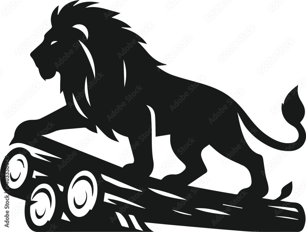 Obraz premium Lion animal vector