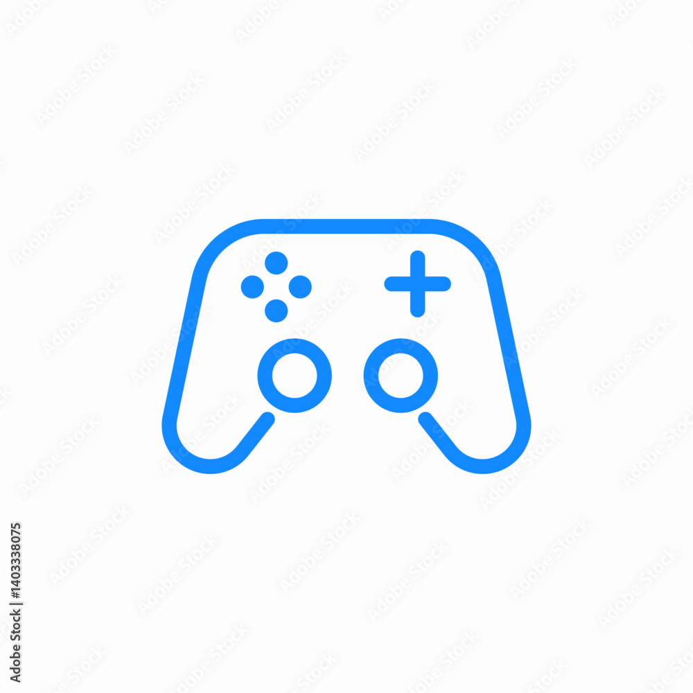 remote console icon sign vector remote console icon sign vector