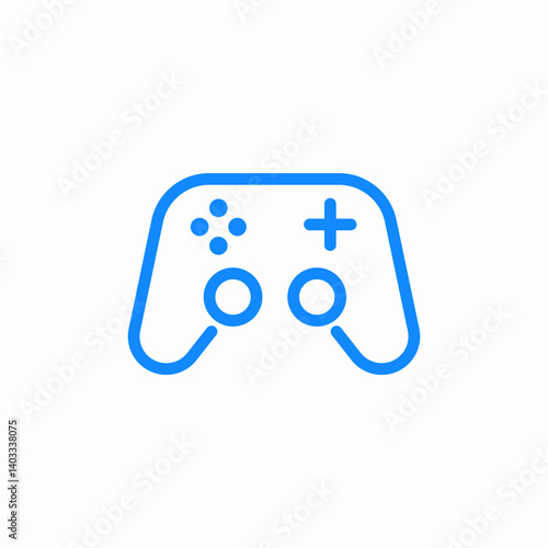remote console icon sign vector